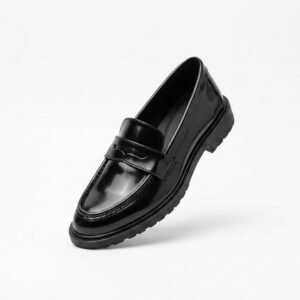 (05) Black Leather Shoes